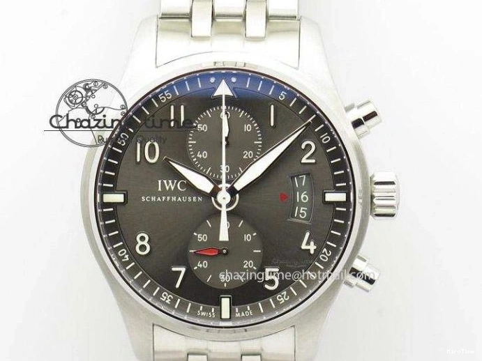 MIROTIME 0406 MARK XVIII Le Petit Prince IW327004 SS FKF 1:1 Best Edition Blue Dial On Brown Leather Strap Trendsetting 7117